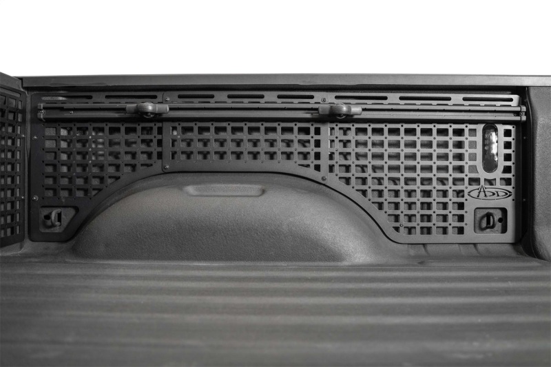 Ram TRX Bed Side Molle Panels - Passenger - Addictive Desert Designs - Full Set - Hammer Black - `21-`23